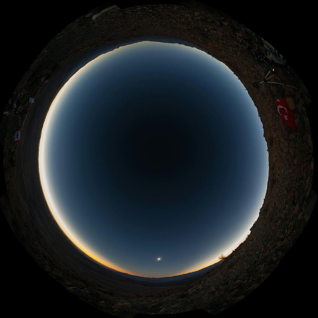 Totality during the July 2, 2019 total solar eclipse in Chile. Credit: Tunc Tezel